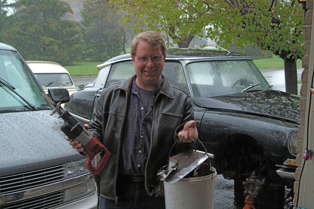 Doug Pengelly holding rust