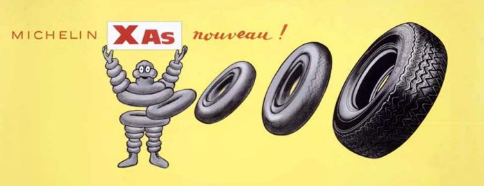 Michelin XAS tyre original advert