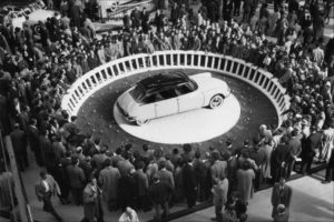 DS Introduction in 1955 - Paris Auto Show